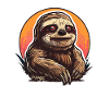 Cool looking funny sloth