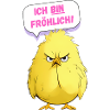 Grumpy Chicken - I'm Cheerful