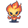 Flaming Flames: Anime Character
