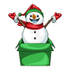 Snowman Christmas Crate