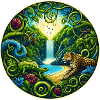 Wasserfall im Regenwald