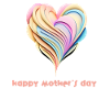 Rainbow Heart - Happy Mother's Day