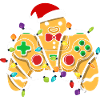 Christmas Gaming Controller Gingerbread