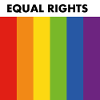 Equal rights pride flag
