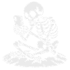 Skeleton Selfie in Moonlight