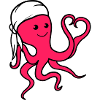 Octopus in Love Pirate