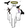 Holy Spirit Enlightenment Halo Cross