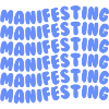 Manifesting light blue