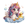 Einhorn Schaumbad Kawaii Japanisch
