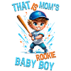 Mom's Little Baseball Star