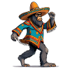Mexican Bigfoot Sasquatch Sombrero