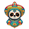 Sloth Iconic Sugar Skull Mexico