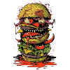 Burger Big Halloween Mäc