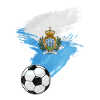 San Marino Soccer Soccer Flag