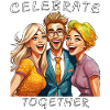 FRIENDS CELEBRATE TOGETHER