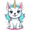 Kawaii Einhorn Hund