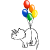 Pridosaur Dinosaur Rainbow