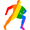 Rugby Power im Regenbogen
