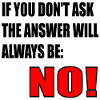 COURAGE QUOTE - ANSWER NO