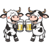 Cow Comic Beer Funny Booze