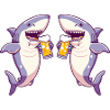 Shark Comic Bière Drôle Alcool