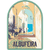 Picturesque street in Albufeira's old town