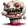 Cupcake Monster Zombie Halloween