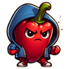 Wütende Paprika