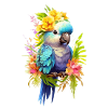 Floral Parrot