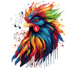 A proud rooster