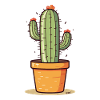 a flowering cactus