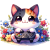 Cat play game