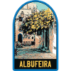 Picturesque alley, old town, Albufeira
