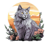 Chaton Nebelung Chat Nebelung