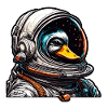 Astronaut / Space / Animal / Duck / Spaceship