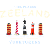 Zeeland, Netherlands, Lighthouses Hand Drawing