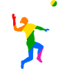 Rainbow Jump in Volleyball