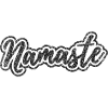 Namaste Black (Distressed)