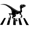 Pedestrian Dinosaur (Black)
