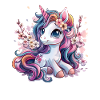 Einhorn Kawaii Japanisch