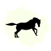 pferd klecks
