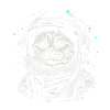 Cute Astronaut Cat
