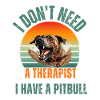 Pitbull Therapy Sunset Tee