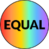 EQUAL - rainbow gay pride