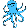 Octopus Octopus Cool Smile