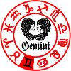 Twelve signs zodiac sign Gemini Gemini