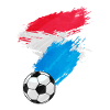 Luxembourg Football Flag
