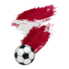 Latvia Soccer Soccer Flag