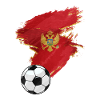 Montenegro Football Flag