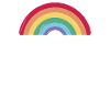 LGBTQ Rainbow Saying Pride Month